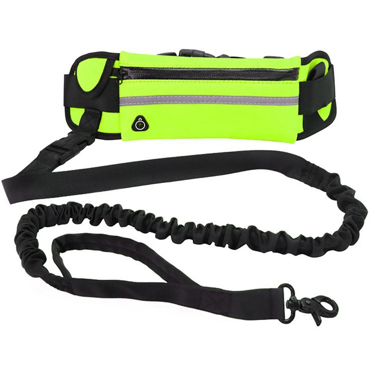 Hands-Free Dog Running Leash with adjustable Bag
