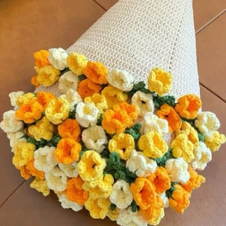 Rose Bouquet Crochet Blanket – DIY Kit
