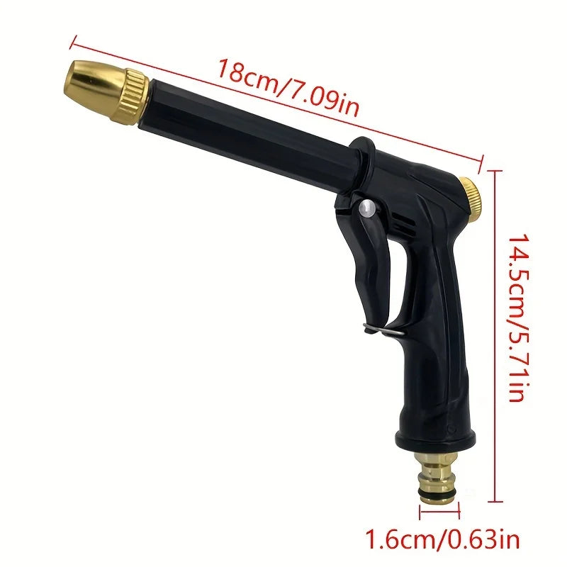 Comfort finger-grip handle and trigger lock